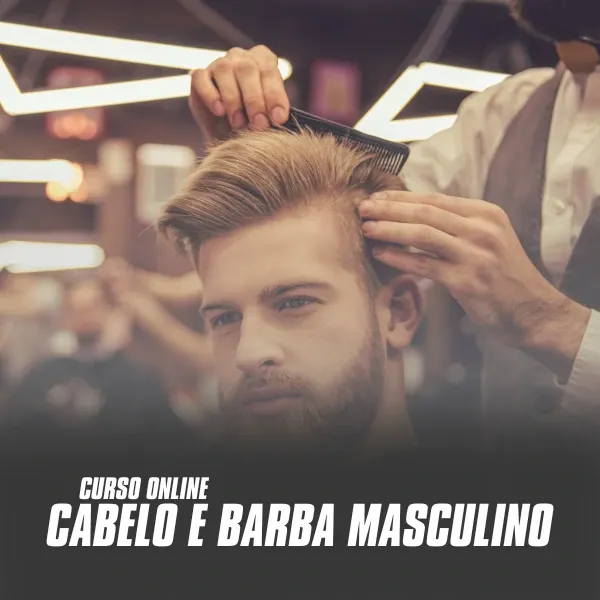 CORTE DE CABELO E BARBA MASCULINO